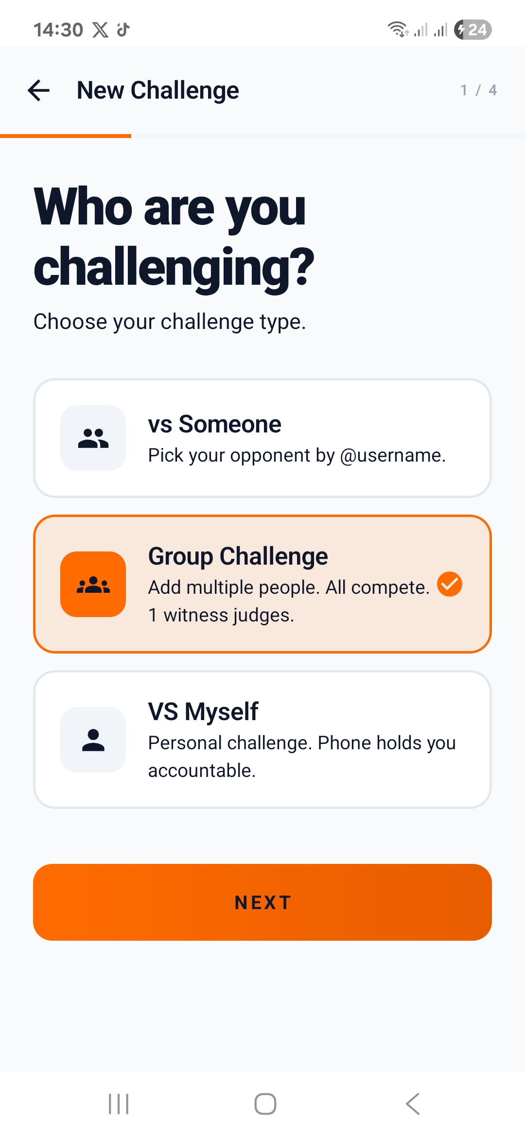 Mode picker
